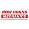 Signmission Now Hiring Mechanics Banner Apply Inside Accepting Application Single Sided B-120-30277 - alternate 1